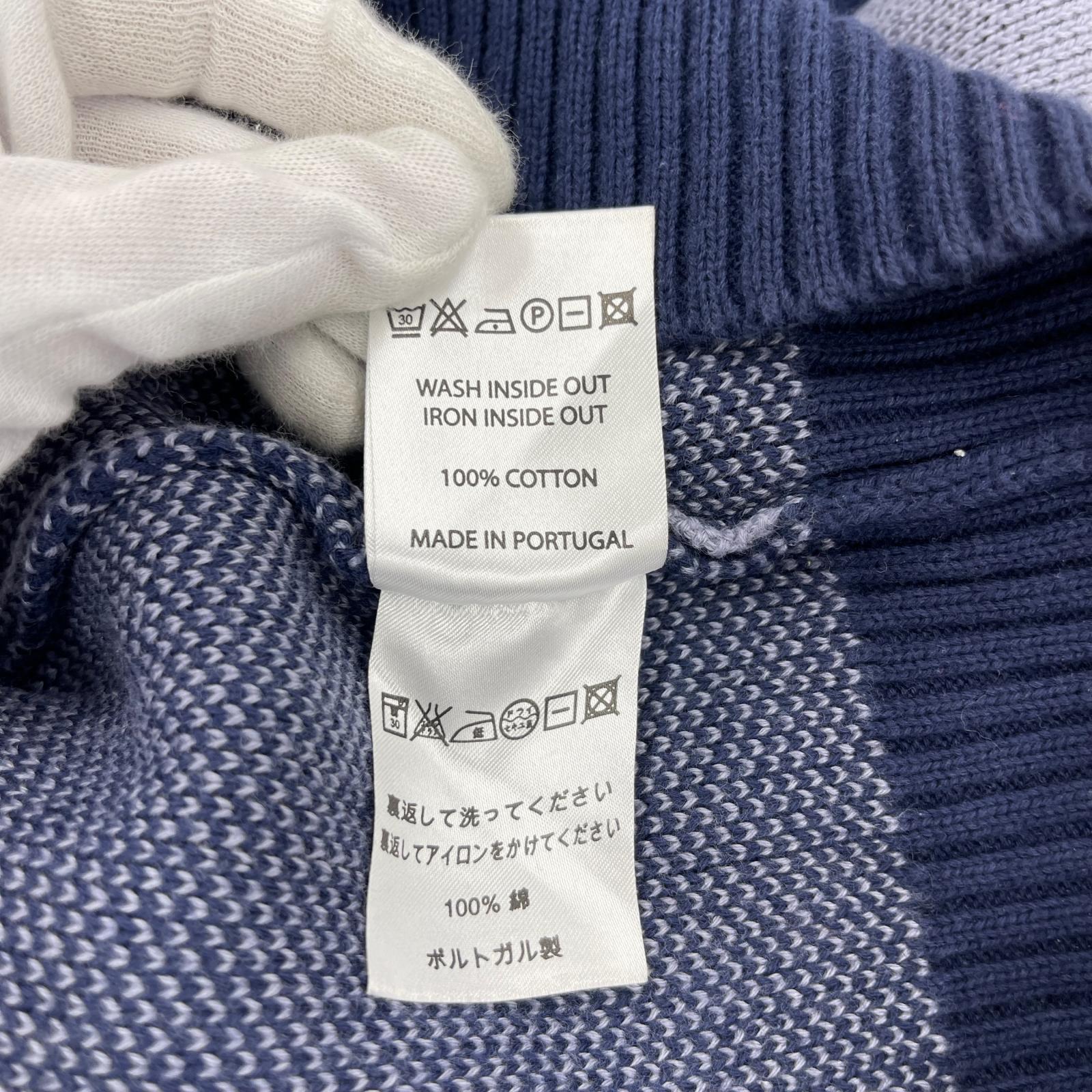 ニット Art Knit Sweater (M) 紺 M ネイビー