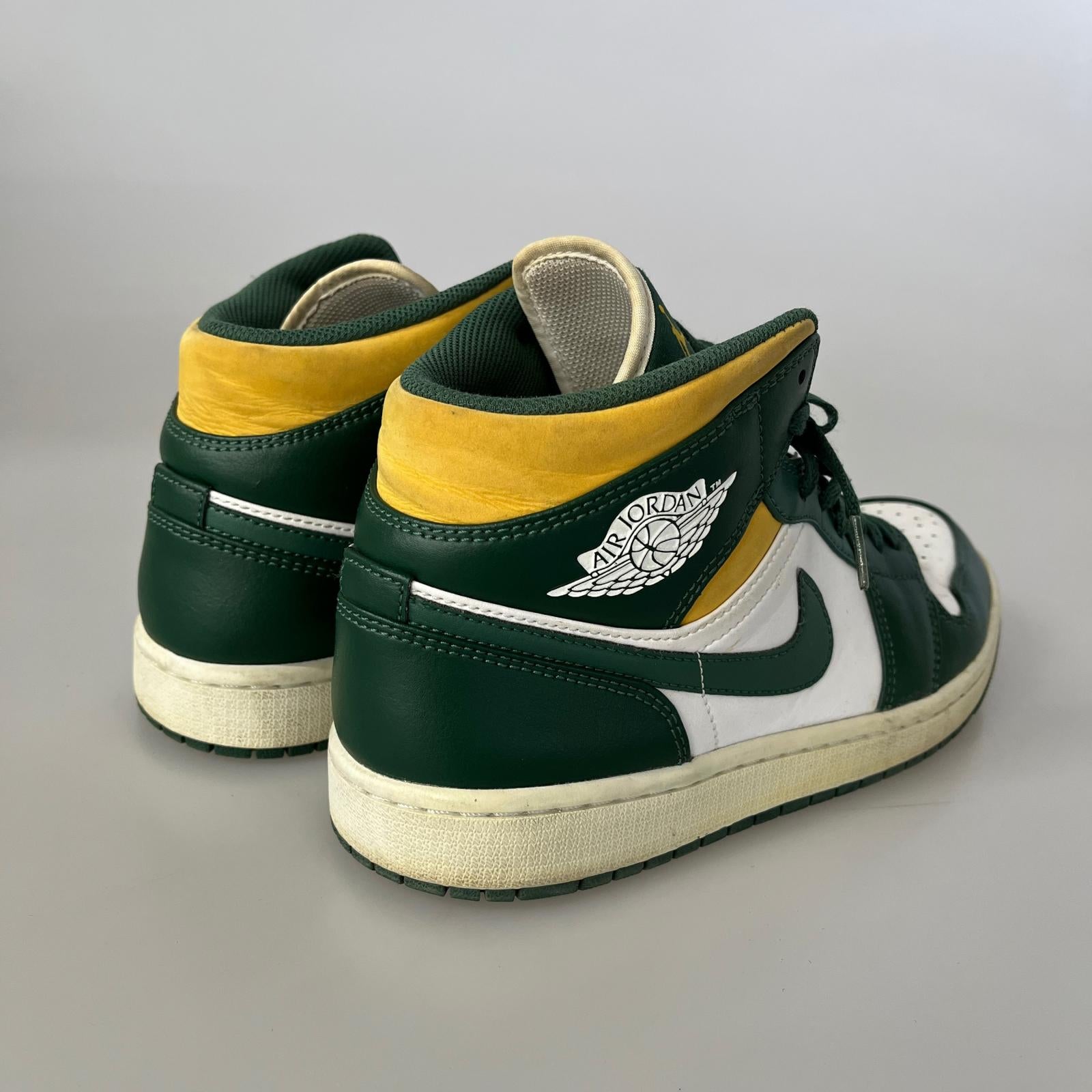 スニーカー AIR JORDAN 1 MID Seattle Supersonics 27 27cm (US9 UK8 1/2 EU44)