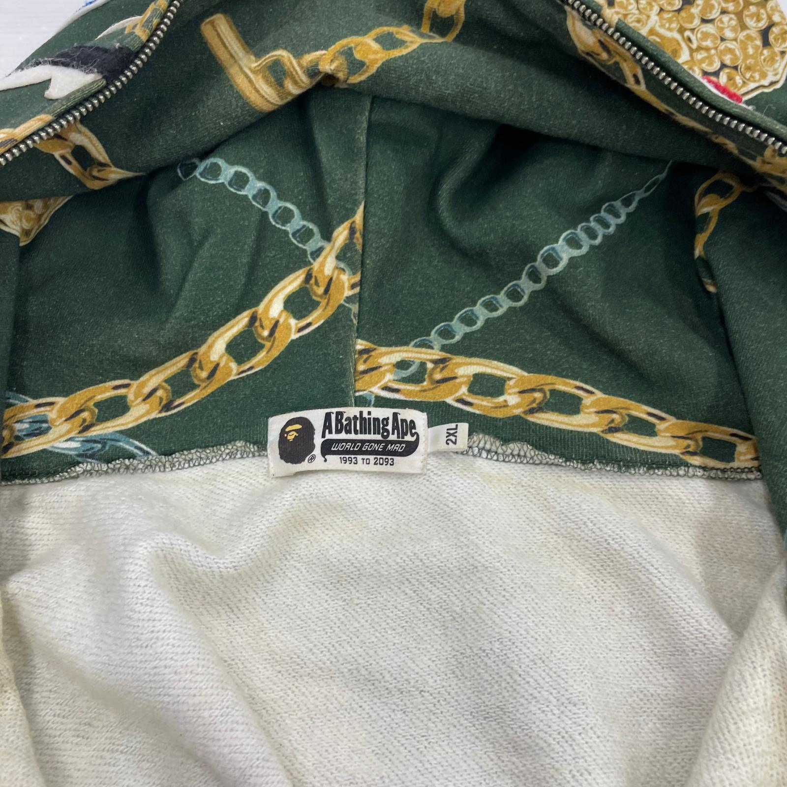 パーカー JEWELS SHARK FULL ZIP HOODIE 2XL