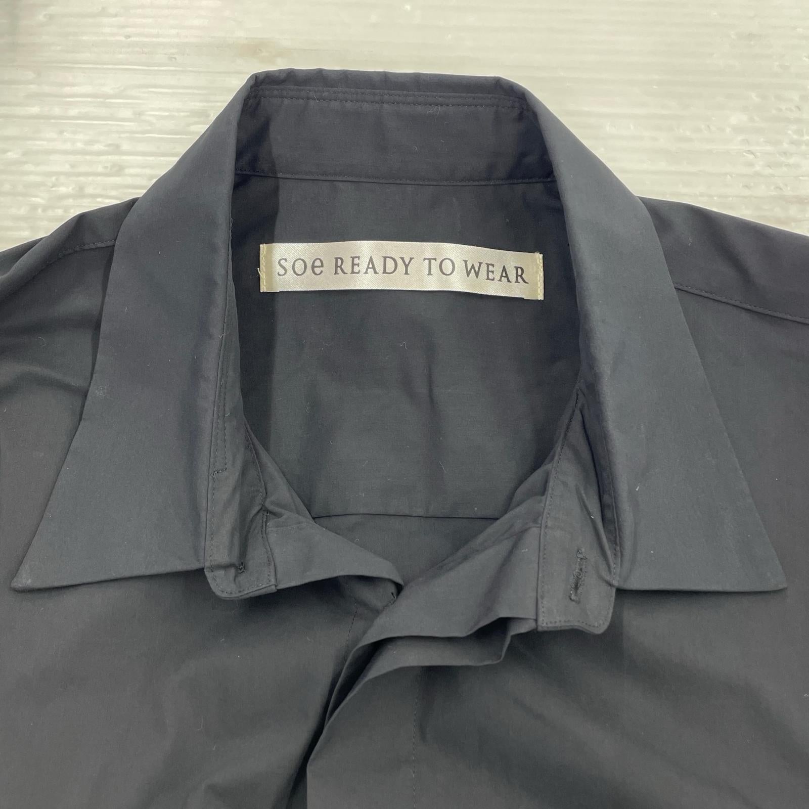 長袖シャツ soe READY TO WEAR (0) 0 ブラック