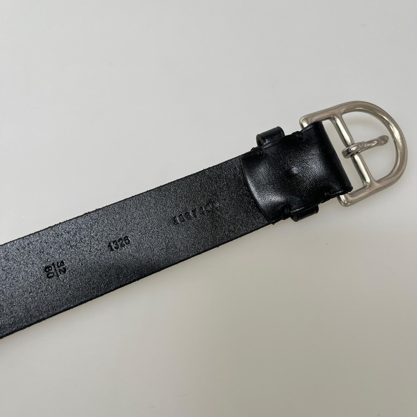 その他アクセサリー レザーベルト ブラック