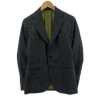 テーラードジャケット FUJITO Single 3B JKT ウール チェック (S) S グレー