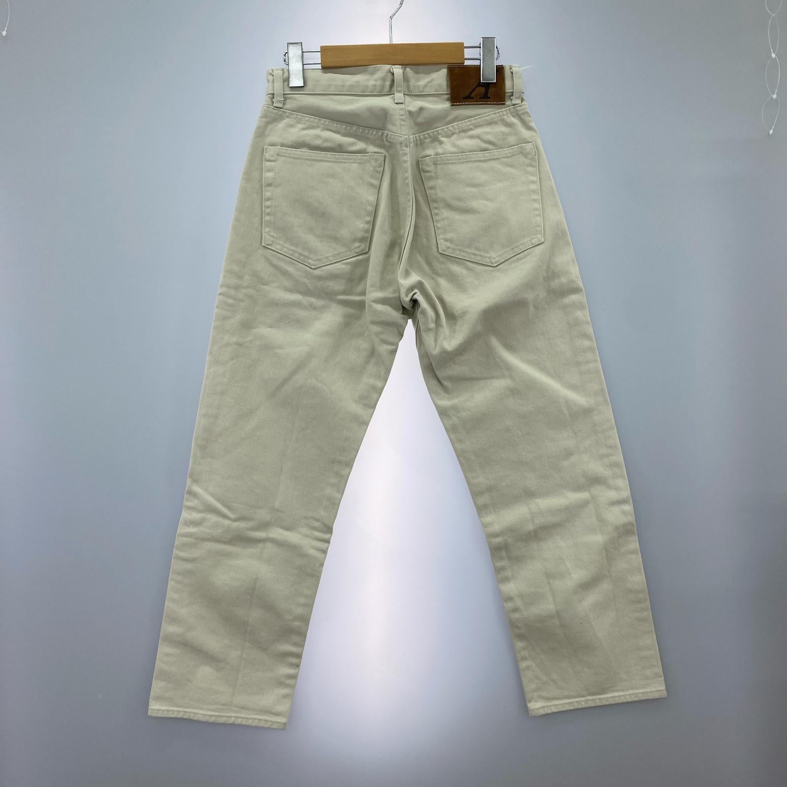 デニムパンツ 23SS ストレートパンツ アイボリー (30) ホワイト