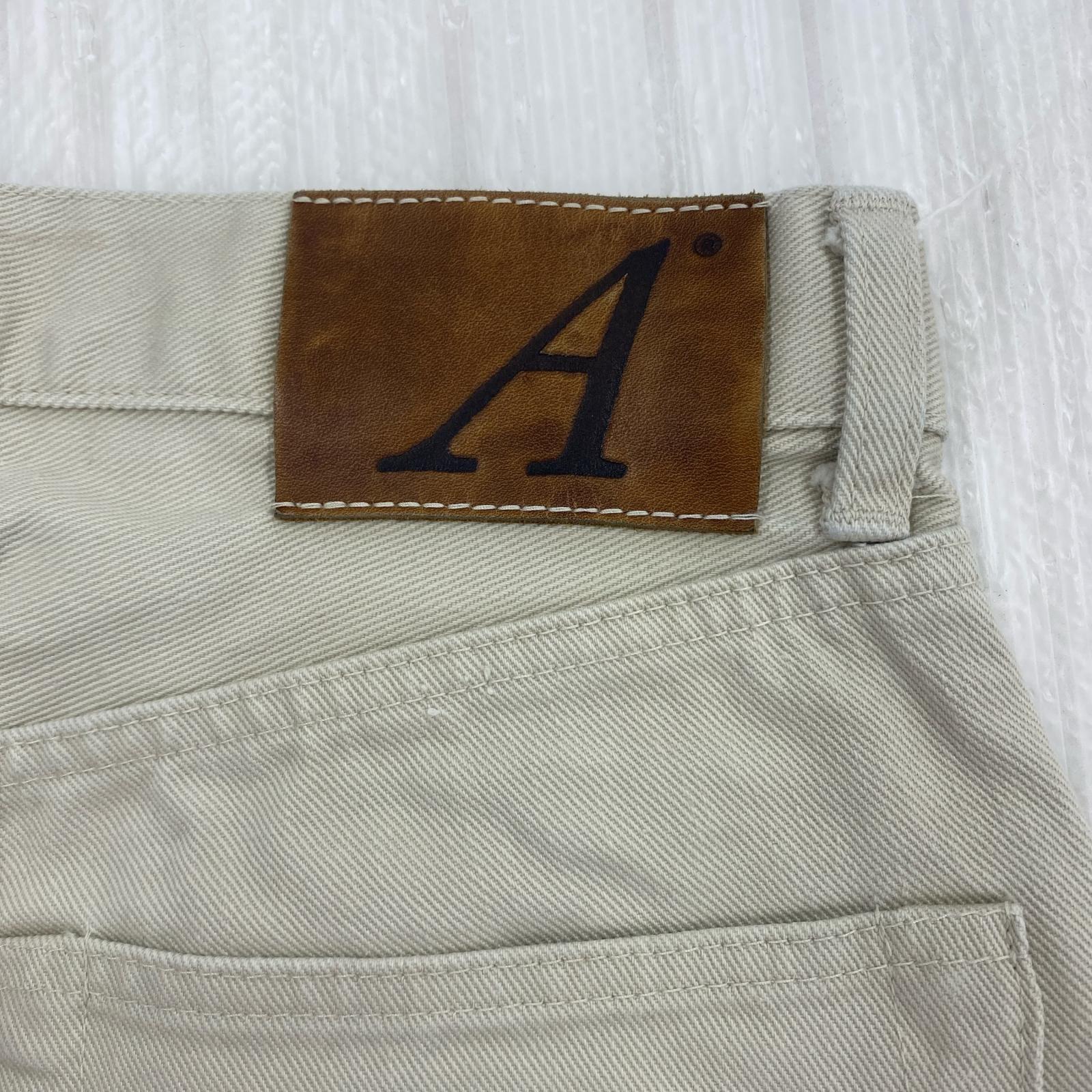 デニムパンツ 23SS ストレートパンツ アイボリー (30) ホワイト