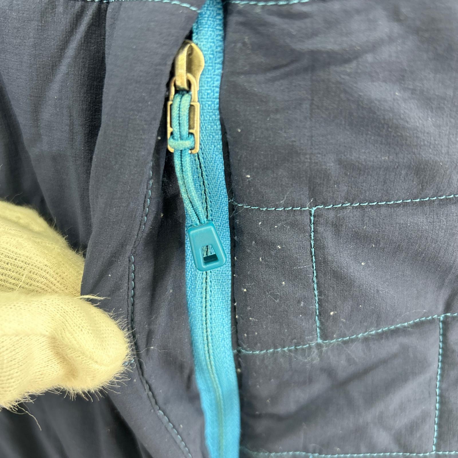 ジャケット patagonia 中綿ジャケットBL ※襟元 S ネイビー