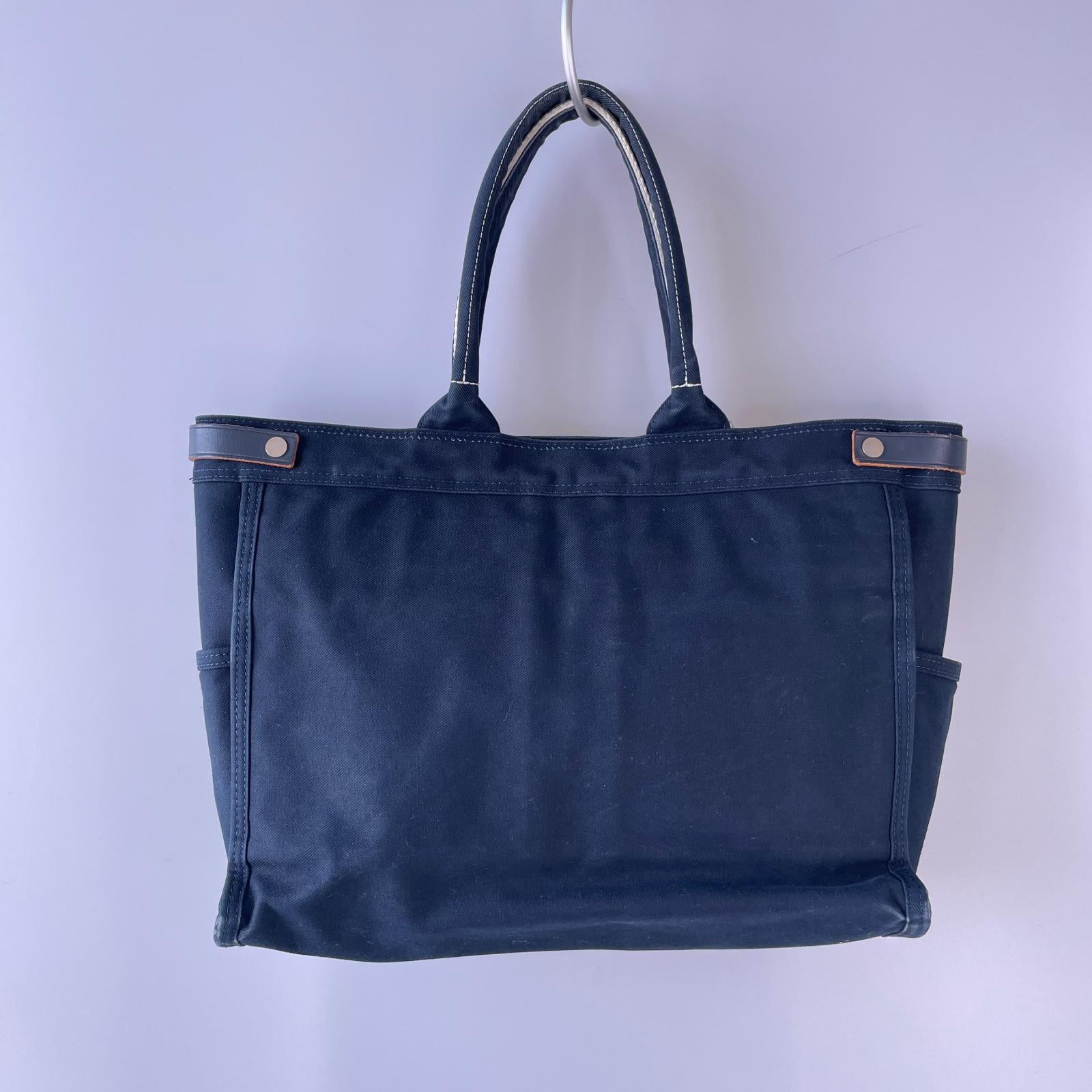 トートバッグ PORTER GIRL キャンバストート ネイビー
