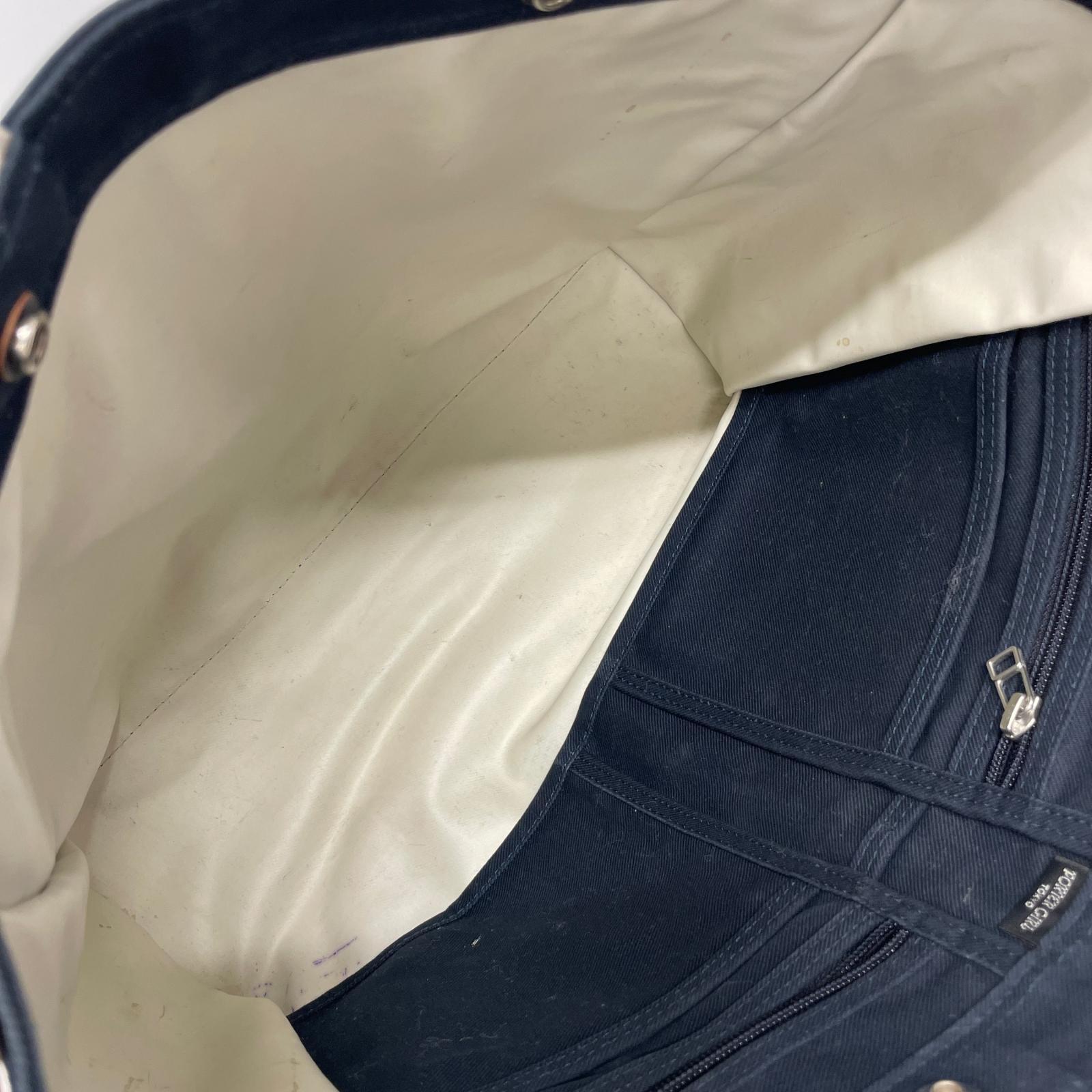 トートバッグ PORTER GIRL キャンバストート ネイビー