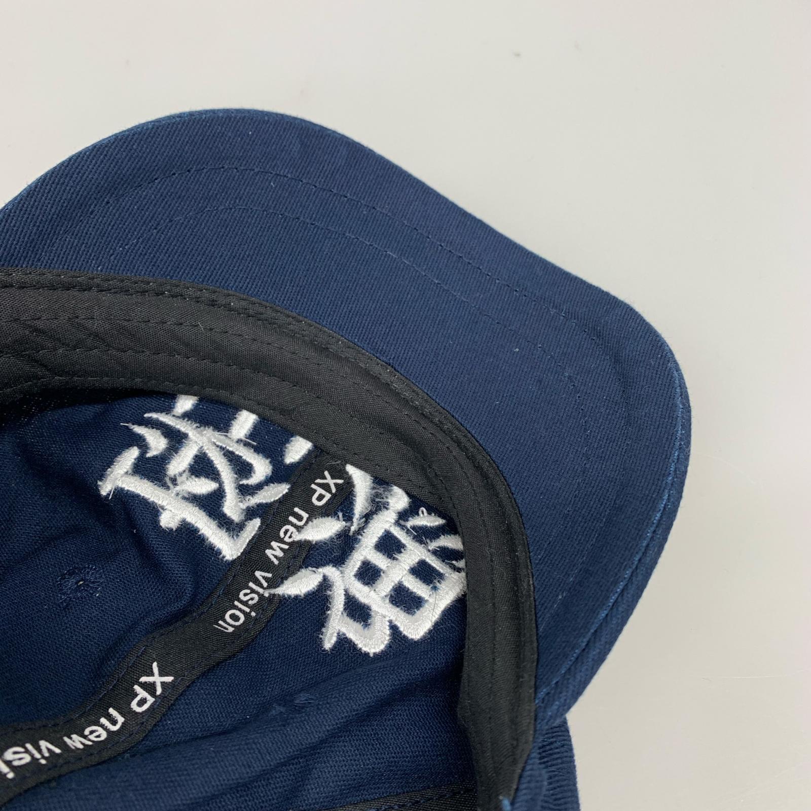 キャップ 痴虫 × ウオヨロズ 密漁 ネイビー ネイビー