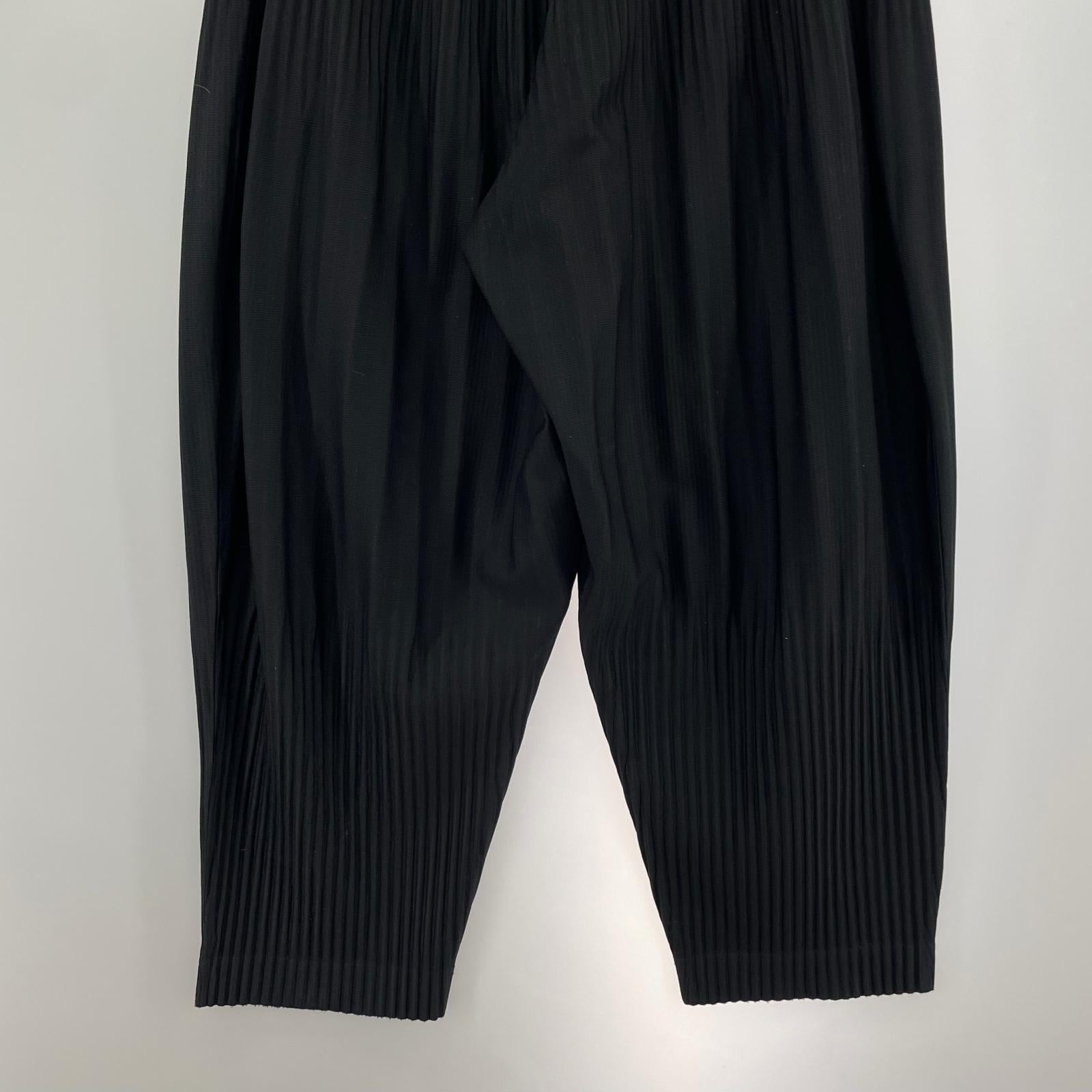 パンツ HOMME PLISSE BASICS 消しプリーツ (1) 1 ブラック