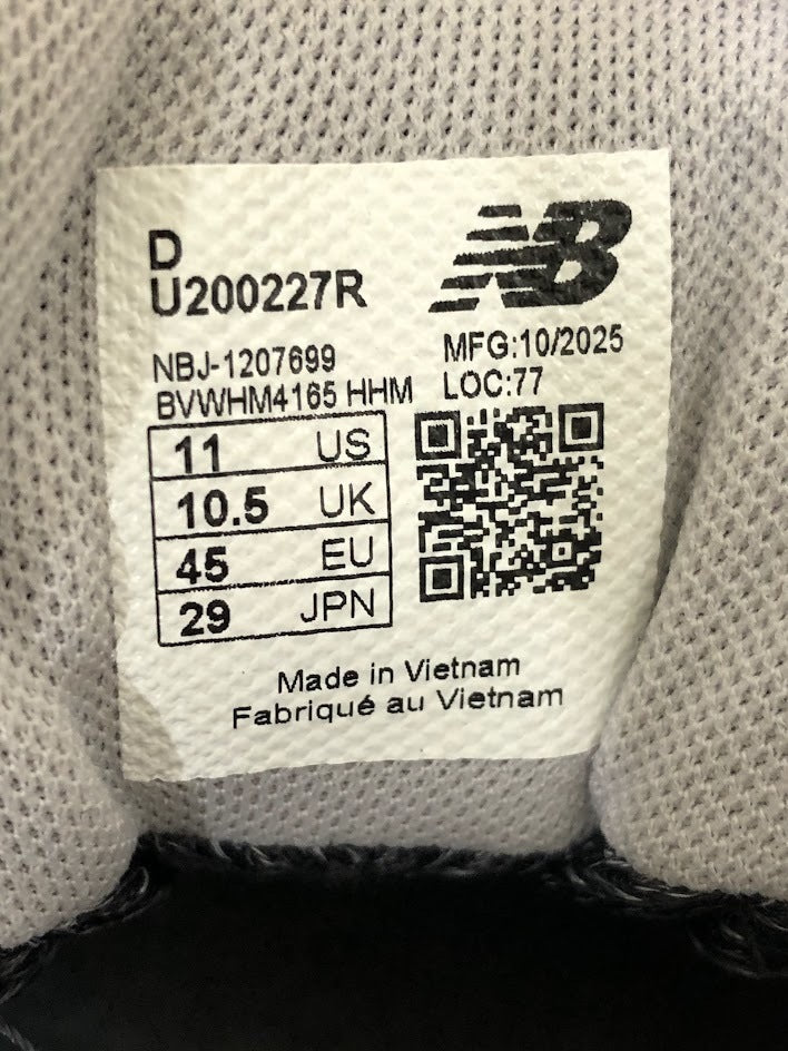 スニーカー U200227R GRAY 29.0cm