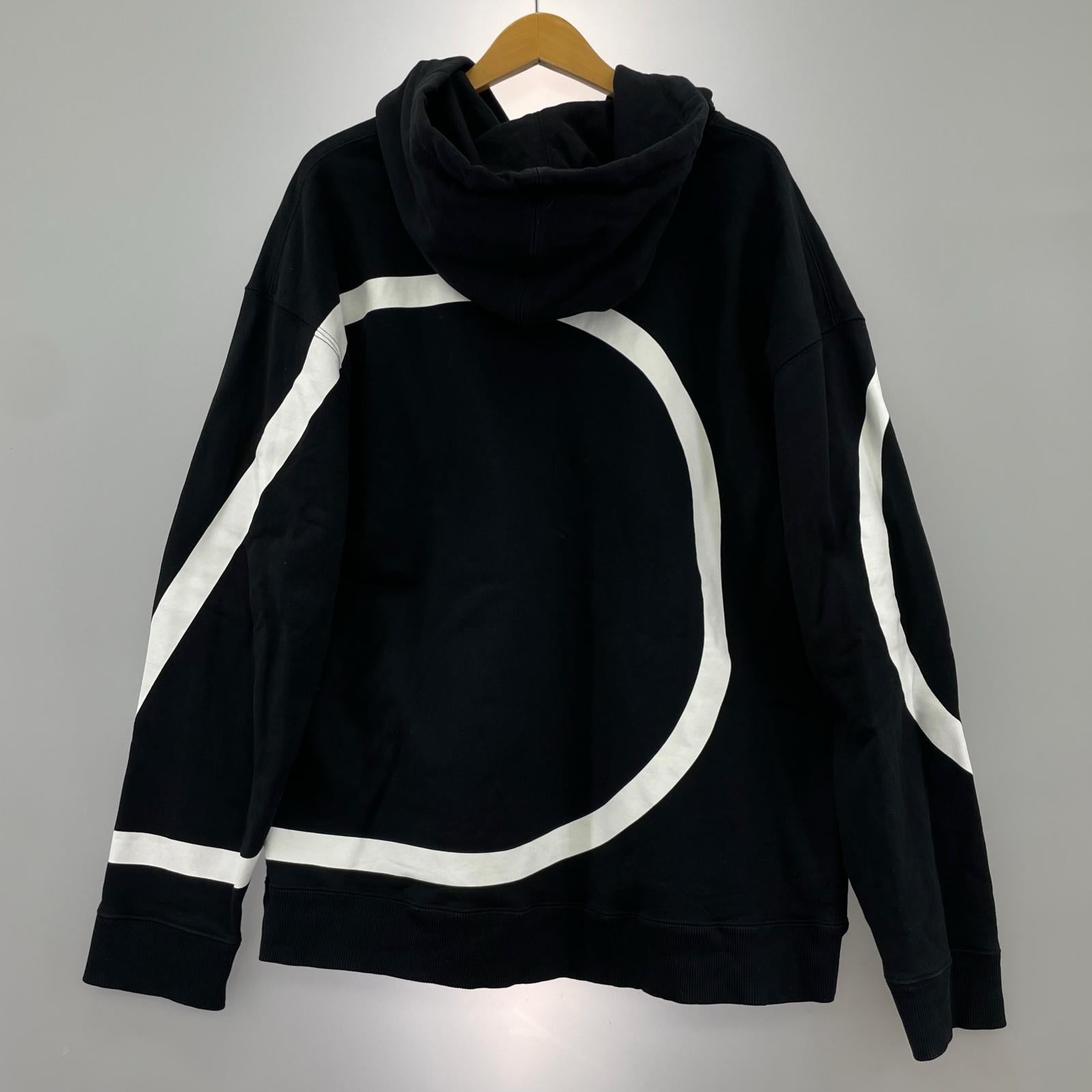 パーカー ロゴパーカー 黒 (L)