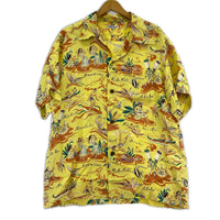 半袖シャツ アロハシャツ SS33311 L イエロー