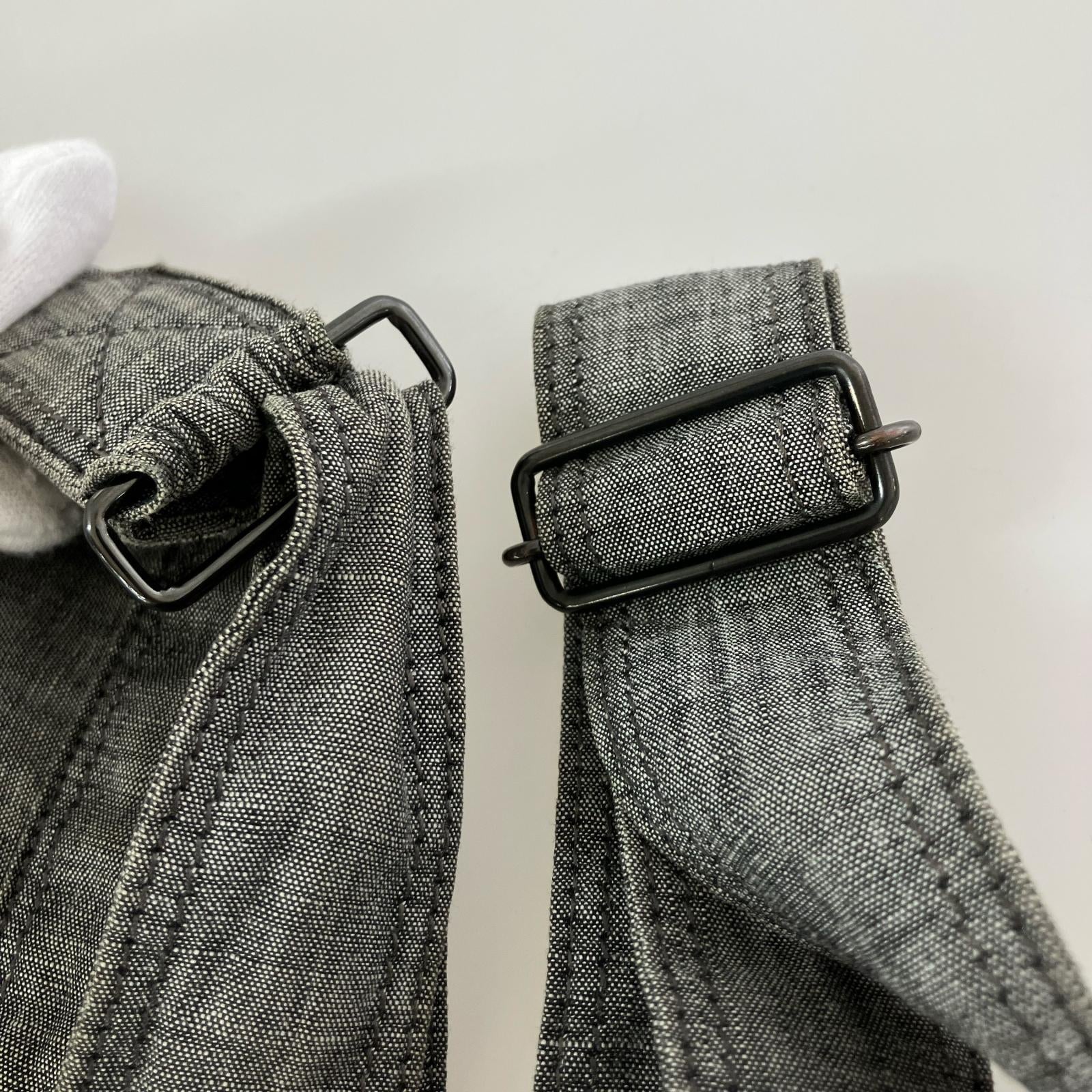 ショルダーバッグ PORTER デニムショルダーバッグ グレー