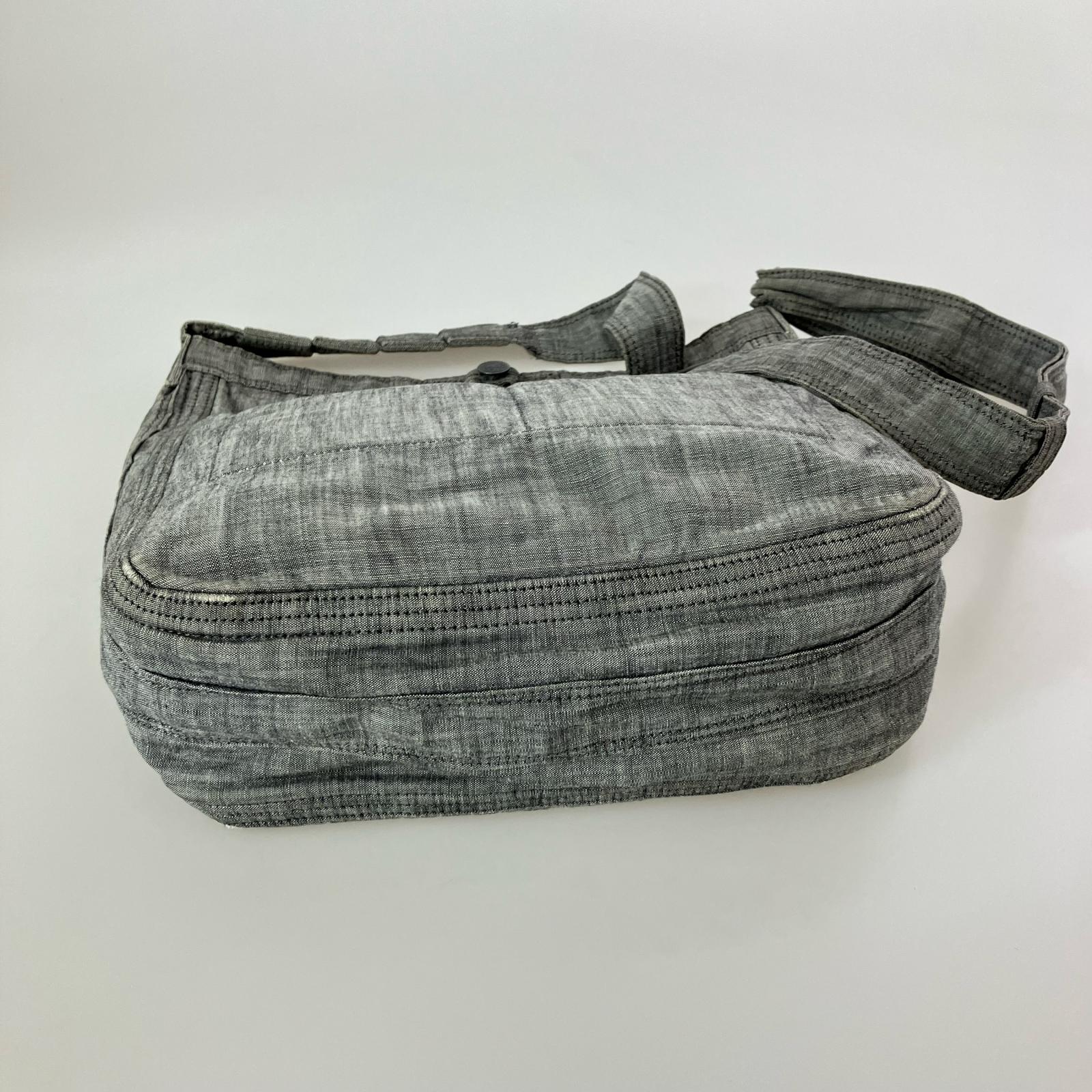 ショルダーバッグ PORTER デニムショルダーバッグ グレー