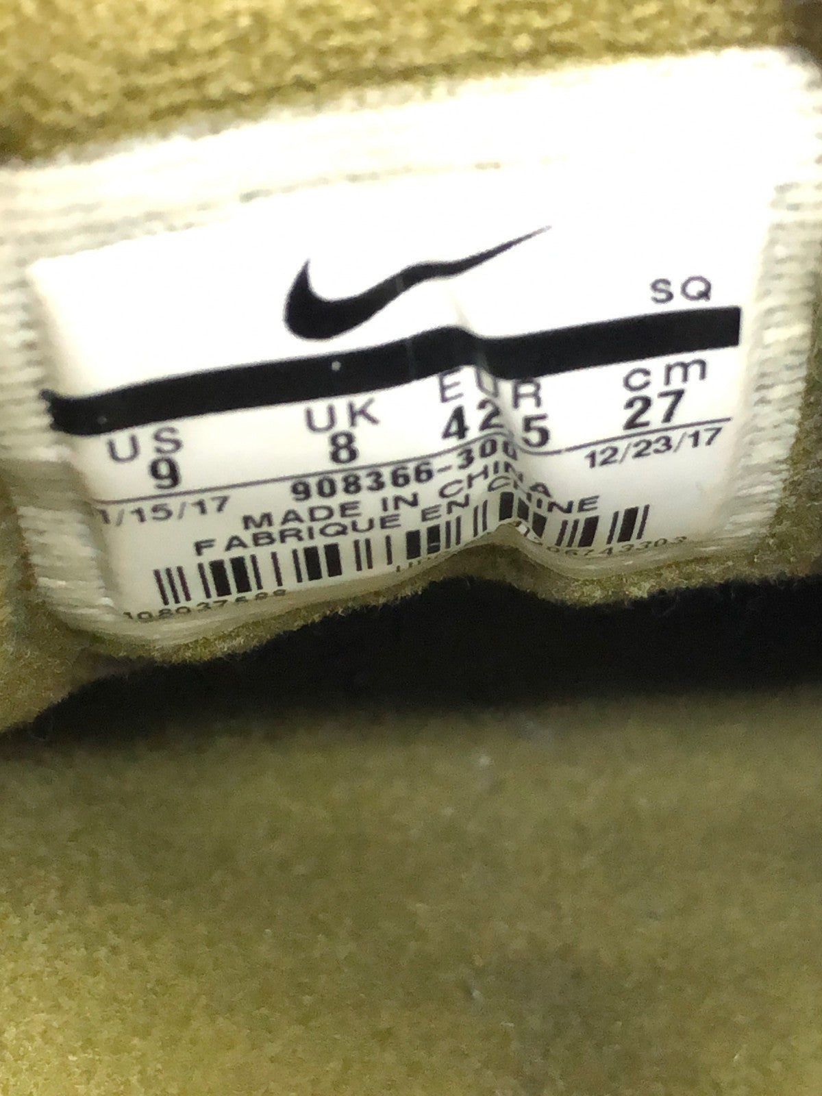 スニーカー Air Max 1 Curry Pack Olive 27cm