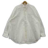 長袖シャツ Graphpaper 26SS Oxford L/S Oversized B.D Shirt 0/S ホワイト ホワイト