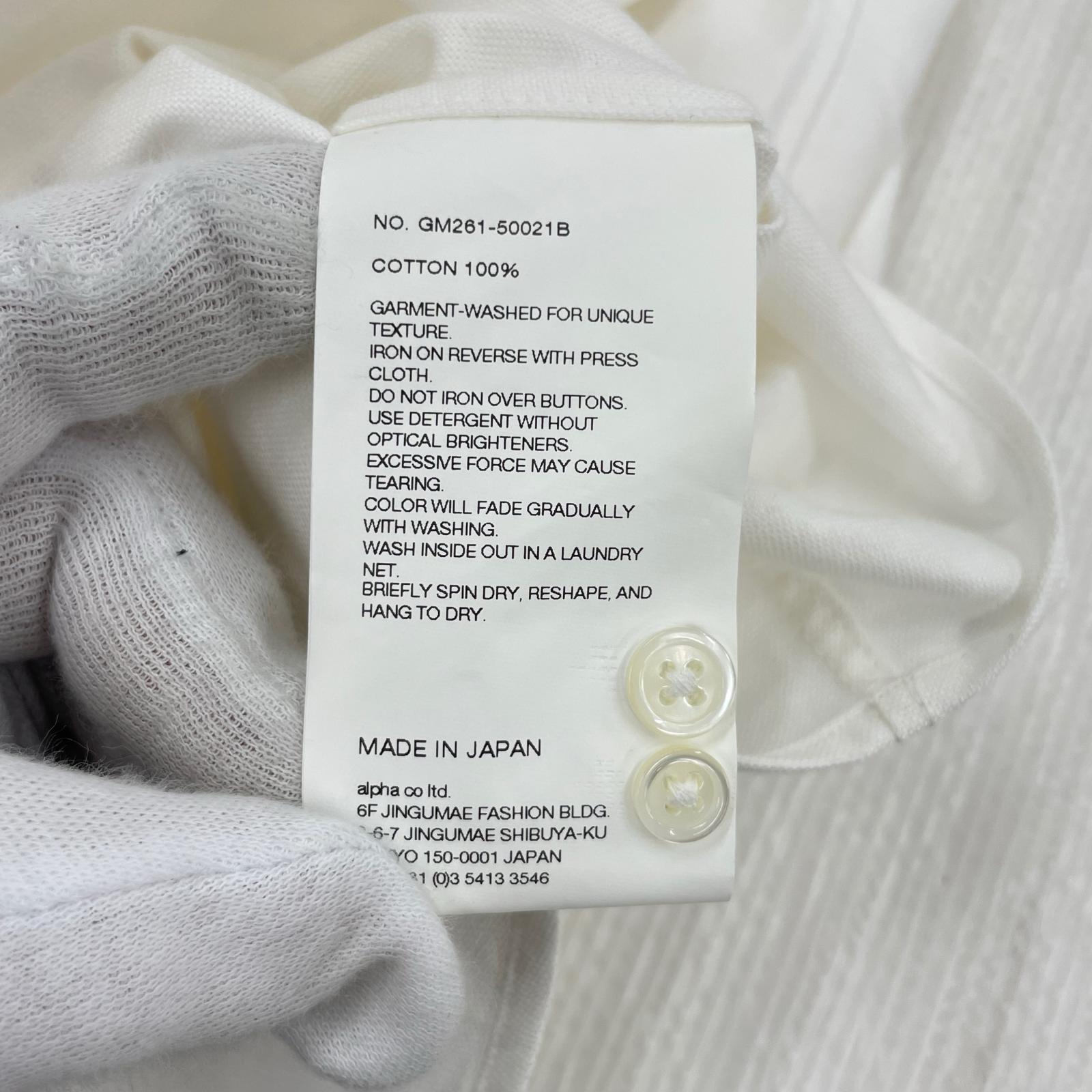 長袖シャツ Graphpaper 26SS Oxford L/S Oversized B.D Shirt 0/S ホワイト ホワイト