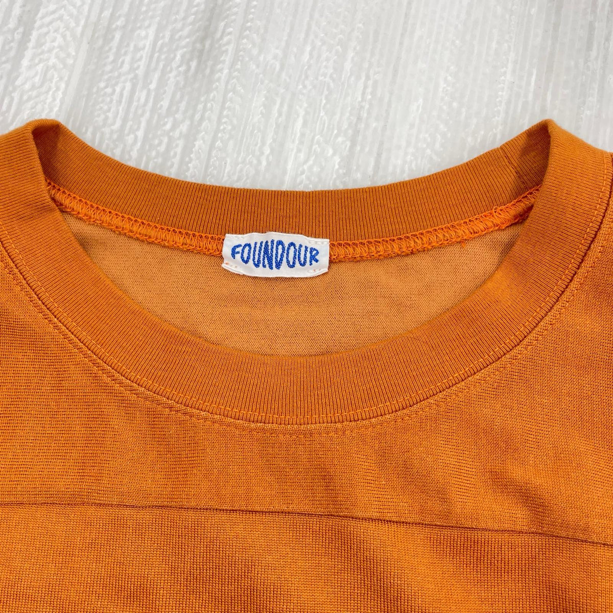 半袖Tシャツ FOUNDOUR 26SS COTTON RAYON FOOTBALL TEE 4 オレンジ 4 オレンジ