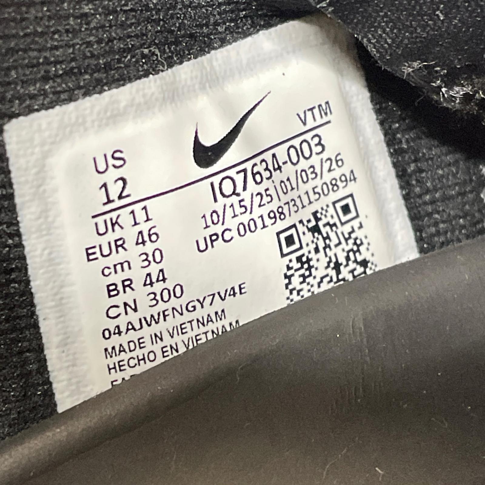スニーカー NIKE AIR LIQUID MAX TRIPLE BLACK 30㎝ IQ7634-003 30cm (US12 UK11 1/2 EU50) ブラック