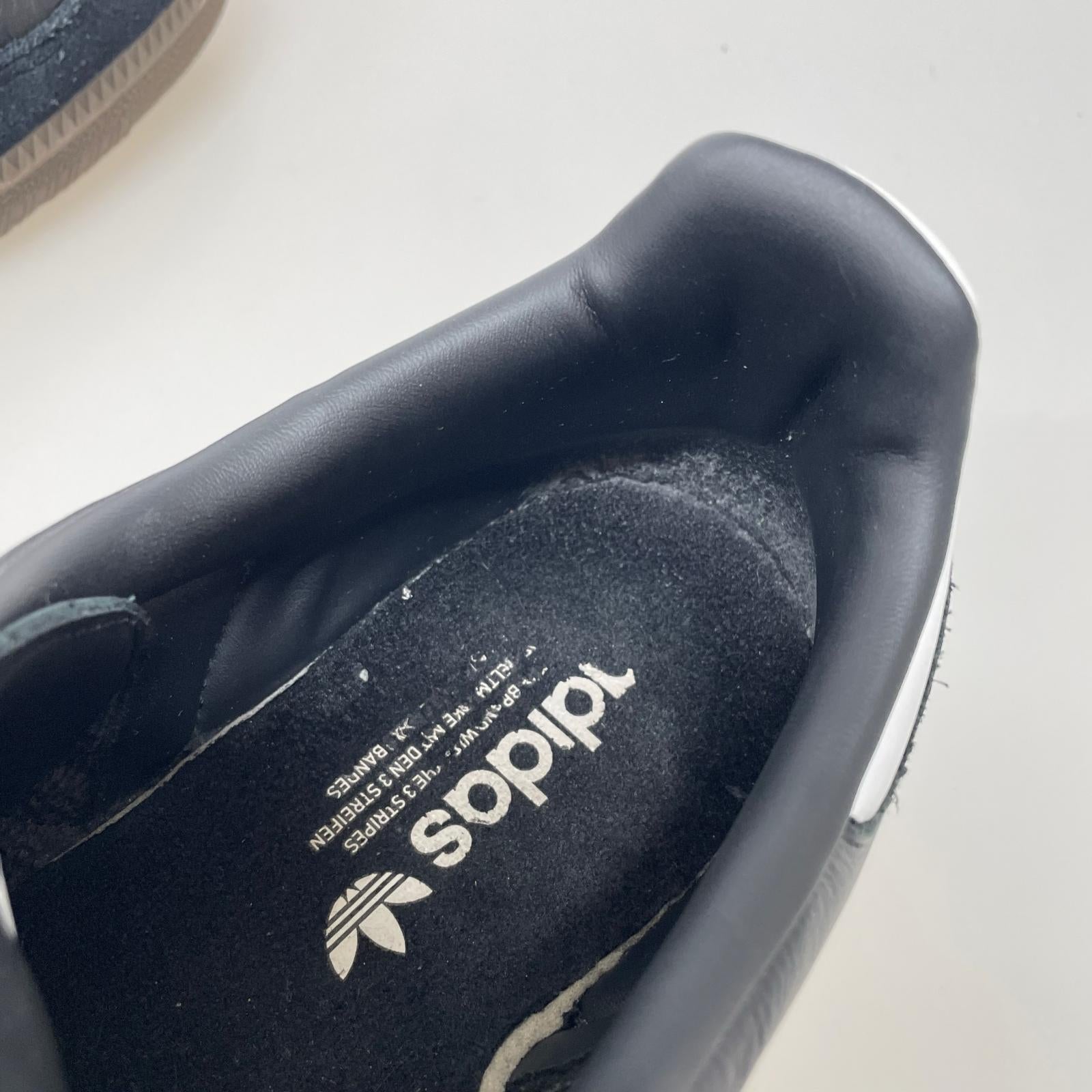 スニーカー adidas SAMBA OG BLACK/WHITE GUM 29㎝ B75807 29cm (US11 UK10 1/2 EU48) ブラック
