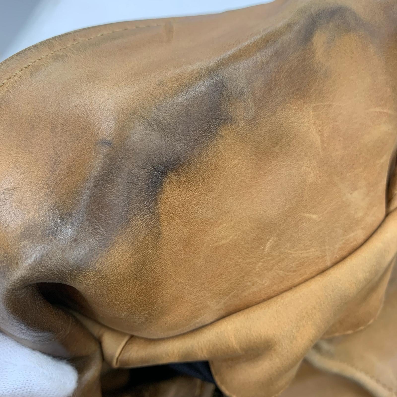 レザージャケット liugoo leather カウレザー L ブラウン L ブラウン