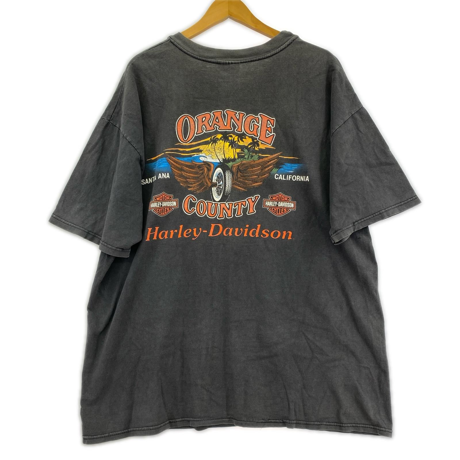 半袖Tシャツ USA製 Hanesボディ モーターサイクルT ブラック