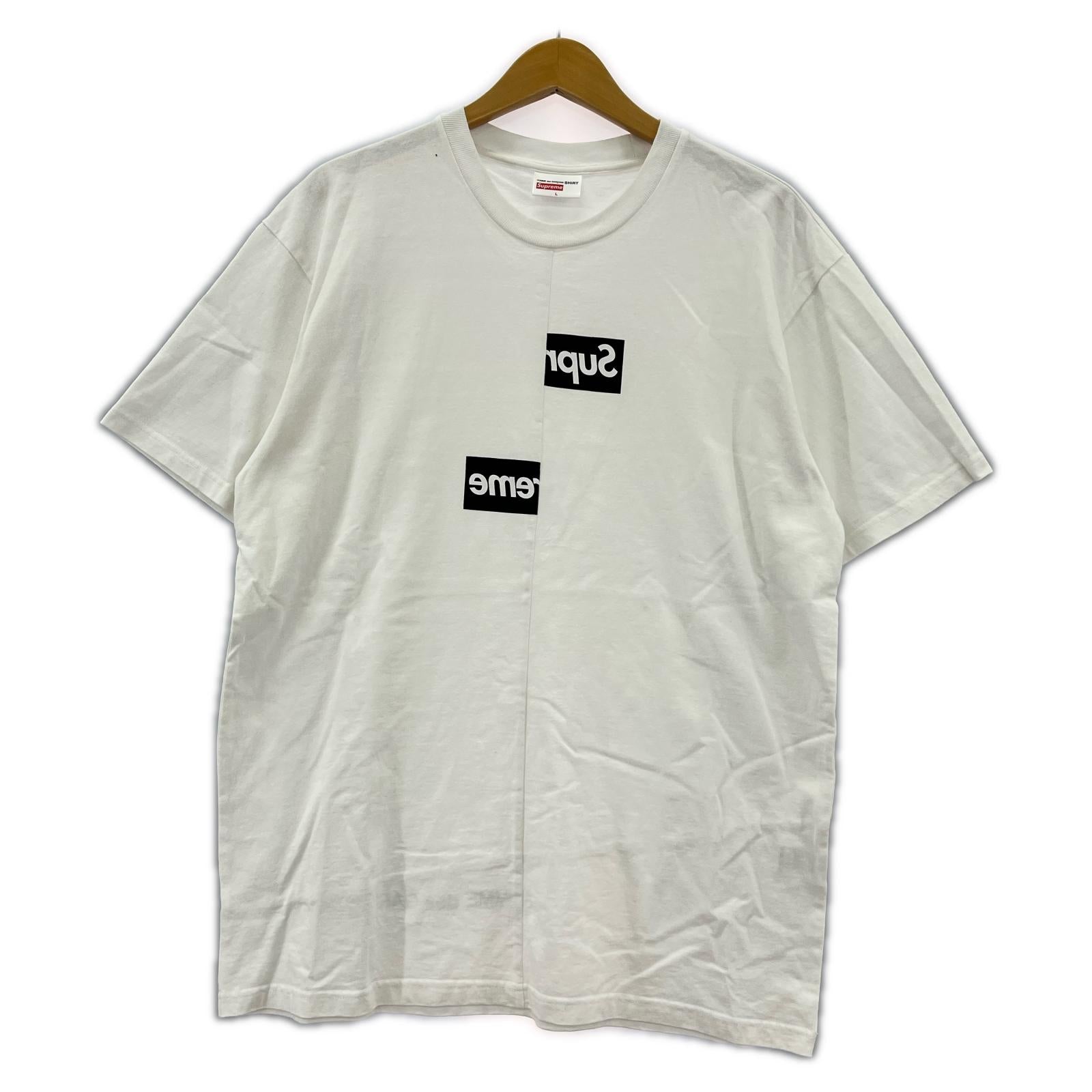 半袖Tシャツ ×COMME des GARCONS Split Box Logo Tee w L ホワイト