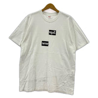 半袖Tシャツ ×COMME des GARCONS Split Box Logo Tee w L ホワイト