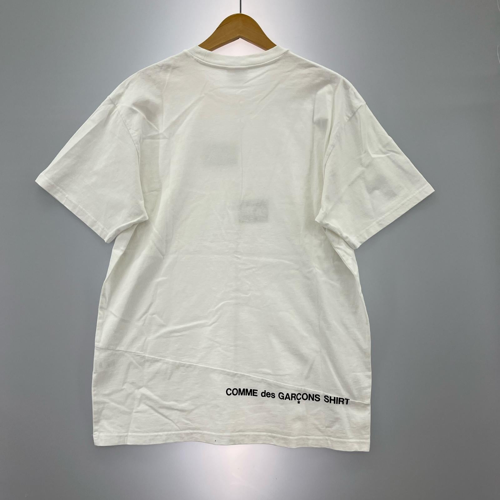 半袖Tシャツ ×COMME des GARCONS Split Box Logo Tee w L ホワイト