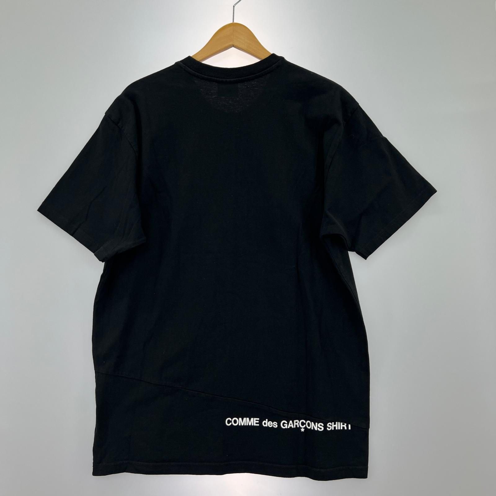 半袖Tシャツ ×COMME des GARCONS Split Box Logo Tee b L ブラック