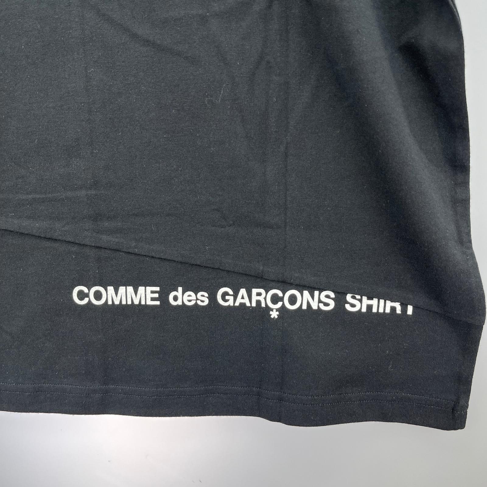 半袖Tシャツ ×COMME des GARCONS Split Box Logo Tee b L ブラック