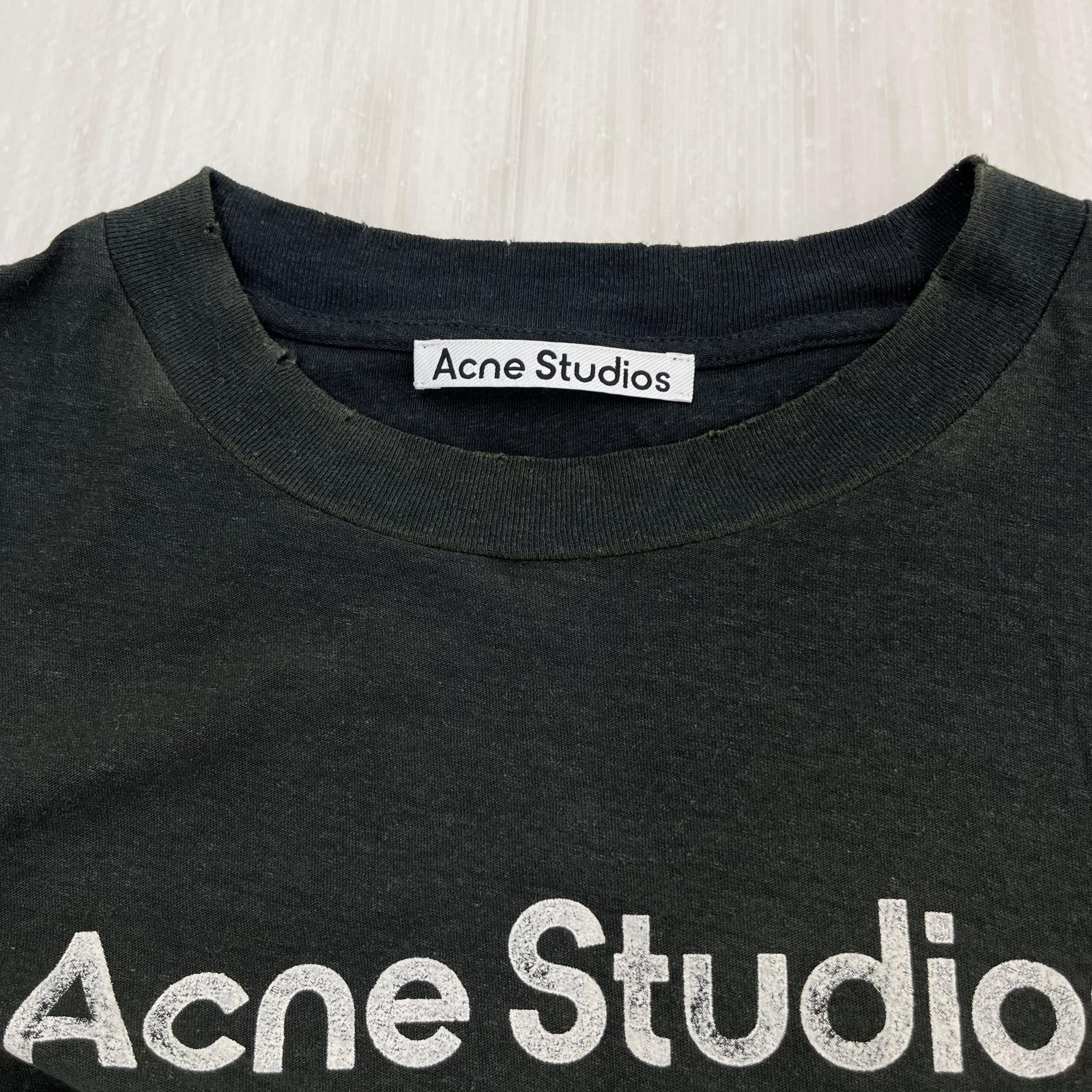 半袖Tシャツ ダメージ加工 LOGO T-SHIRT RELAXED FITT S カーキ