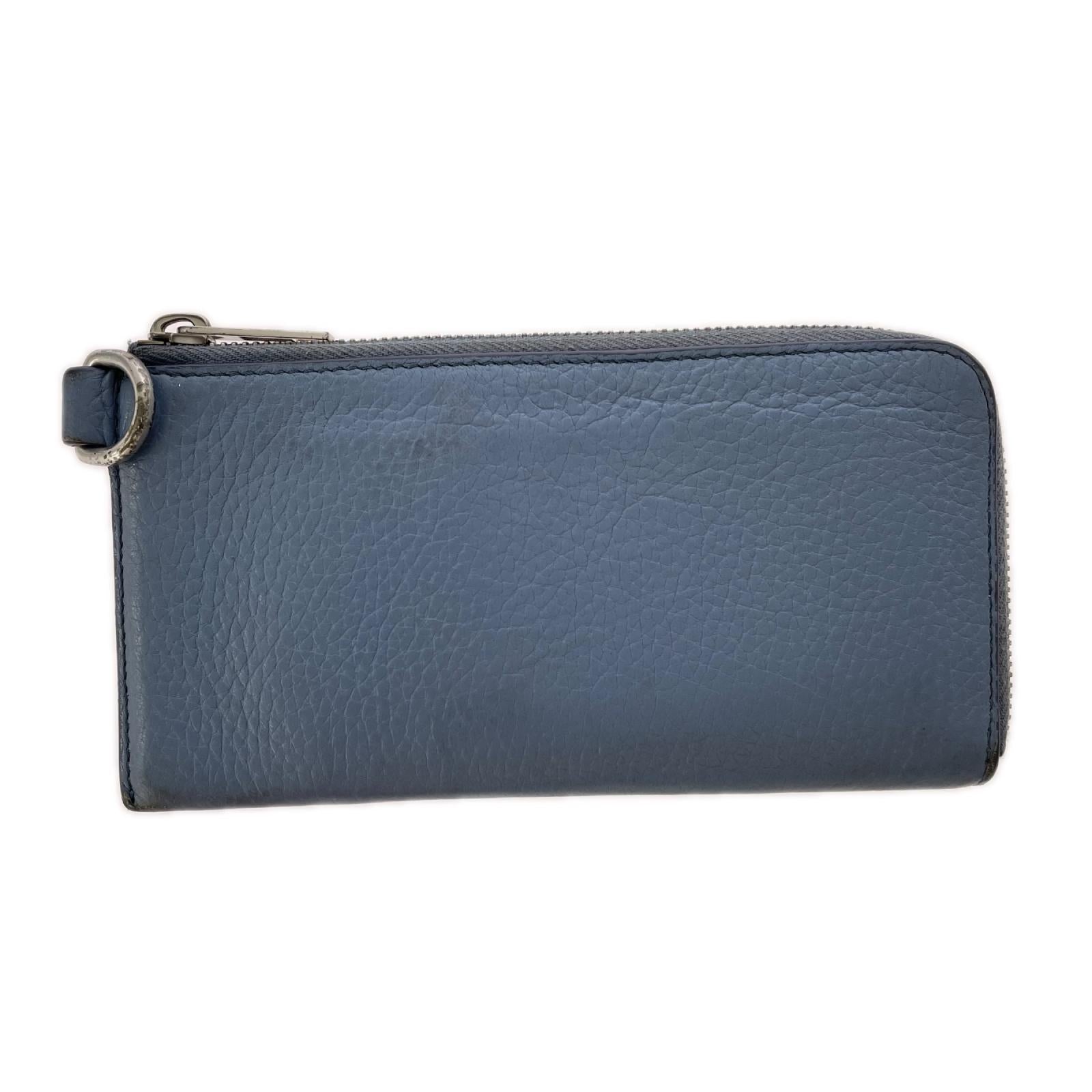 長財布 Zip Around Wallet ブルー