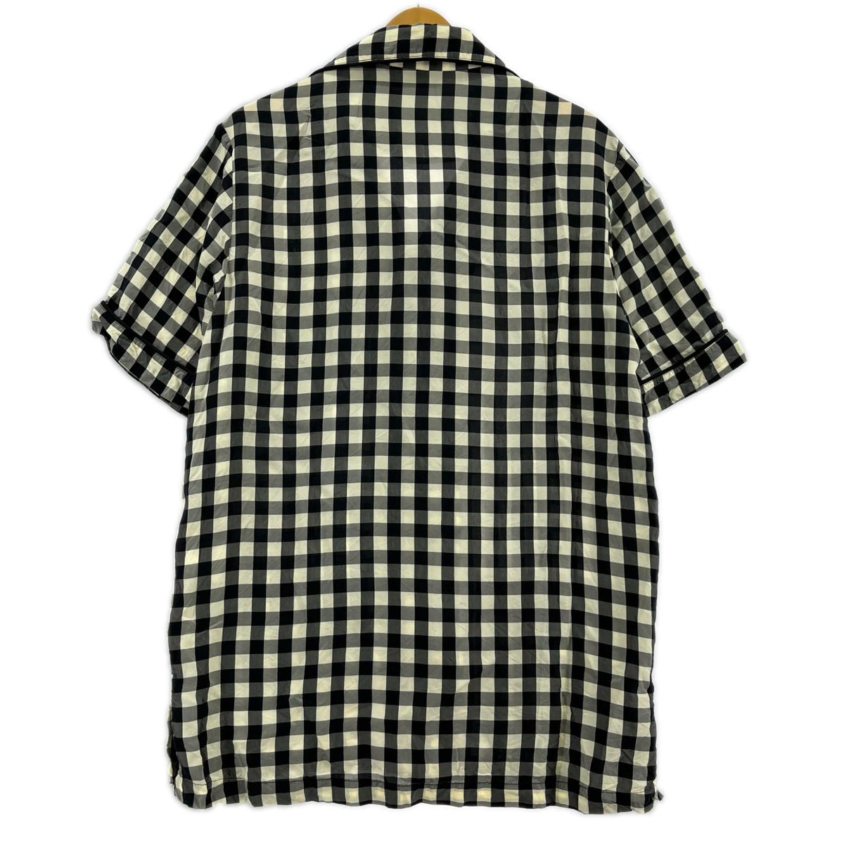 半袖シャツ OFF-WHITE ギンガムチェック パジャマシャツ(M) M
