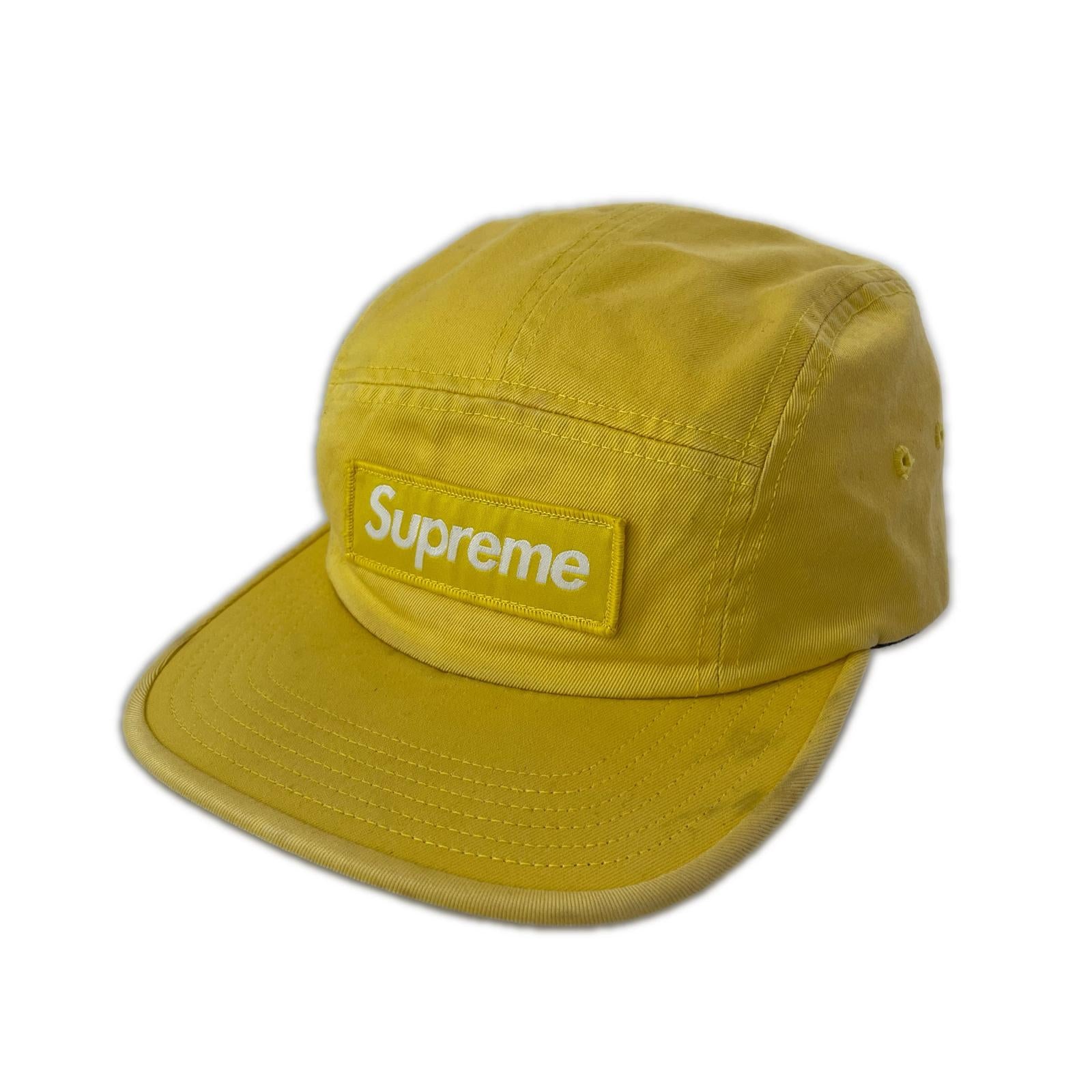 キャップ 18FW Washed Chino Twill Camp Cap 黄色 イエロー