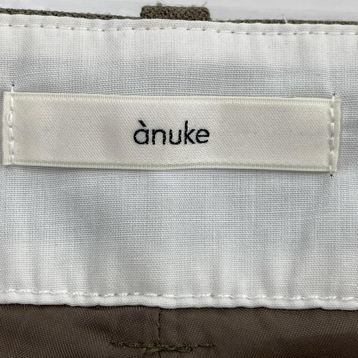 パンツ anuke 62420703 Heather Tuck Pants 38 ブラウン