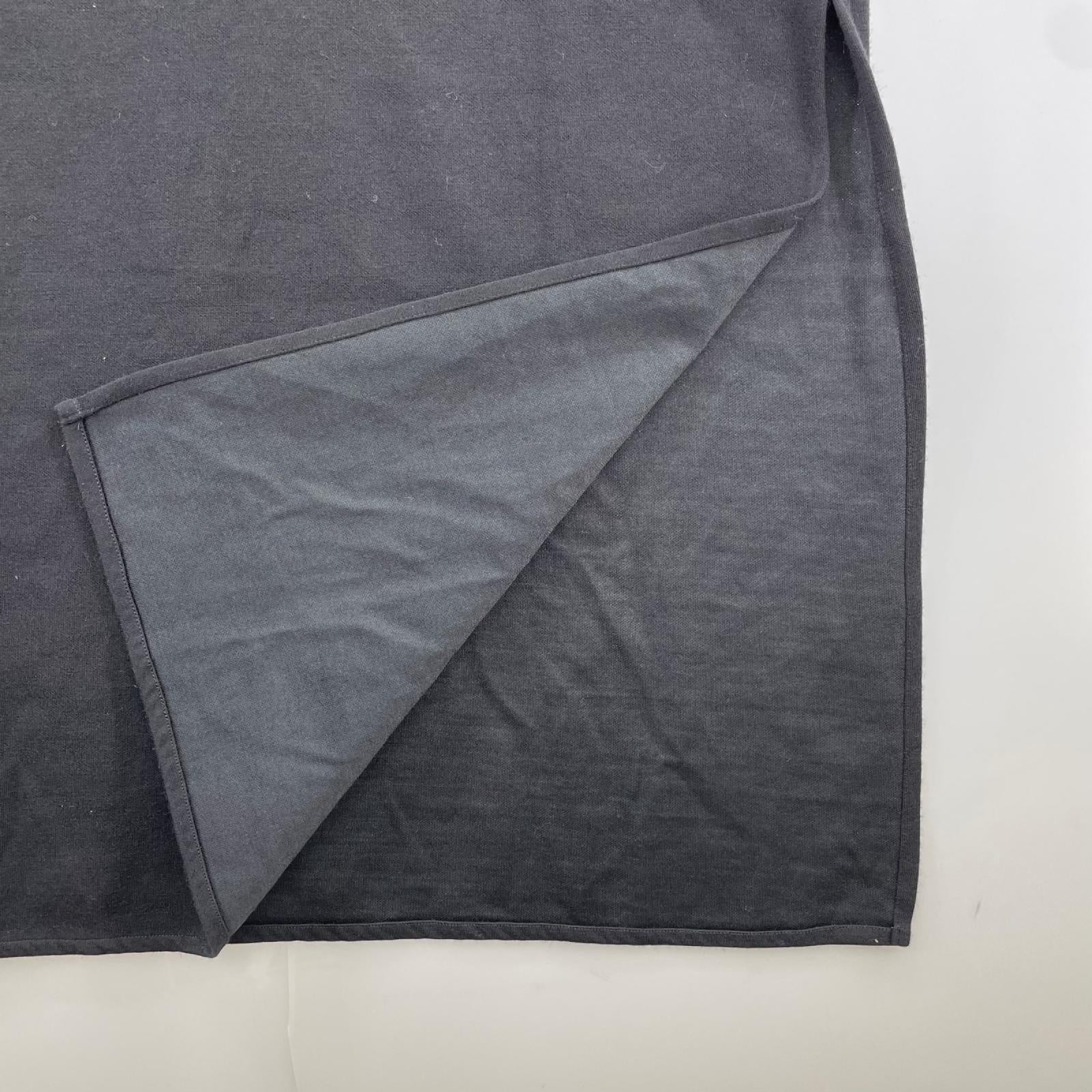 ワンピース HE RERACS SIDE OPEN STANDCOLLAR DRESS 38 ブラック