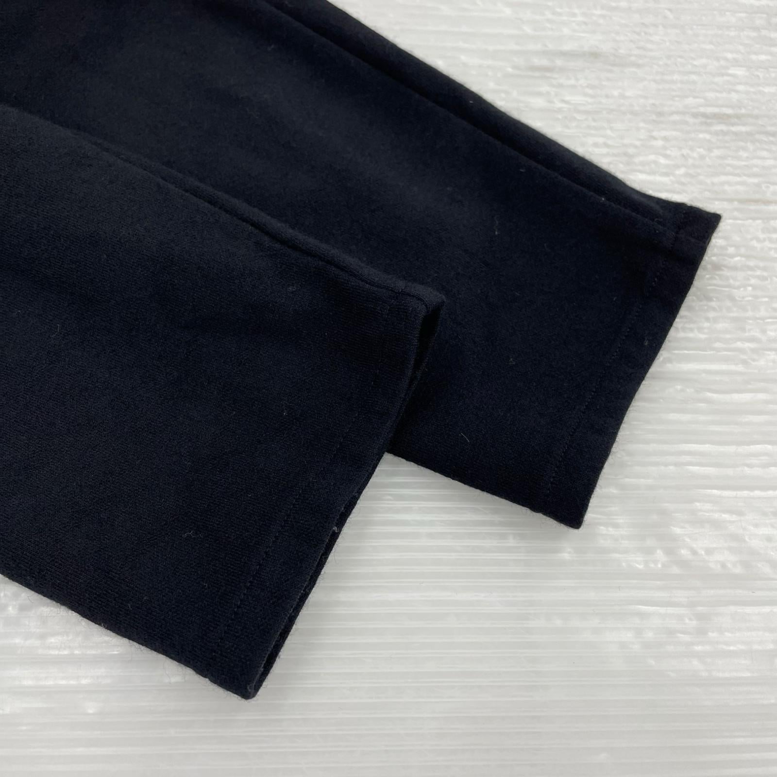 ワンピース HE RERACS SIDE OPEN STANDCOLLAR DRESS 38 ブラック