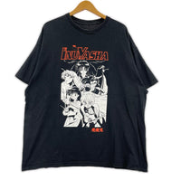 半袖Tシャツ 犬夜叉 黒 (2XL) ブラック