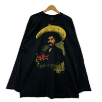 長袖Tシャツ Mi Tierra Cafe エミリアーノ・サパタ リメイク 黒 ブラック