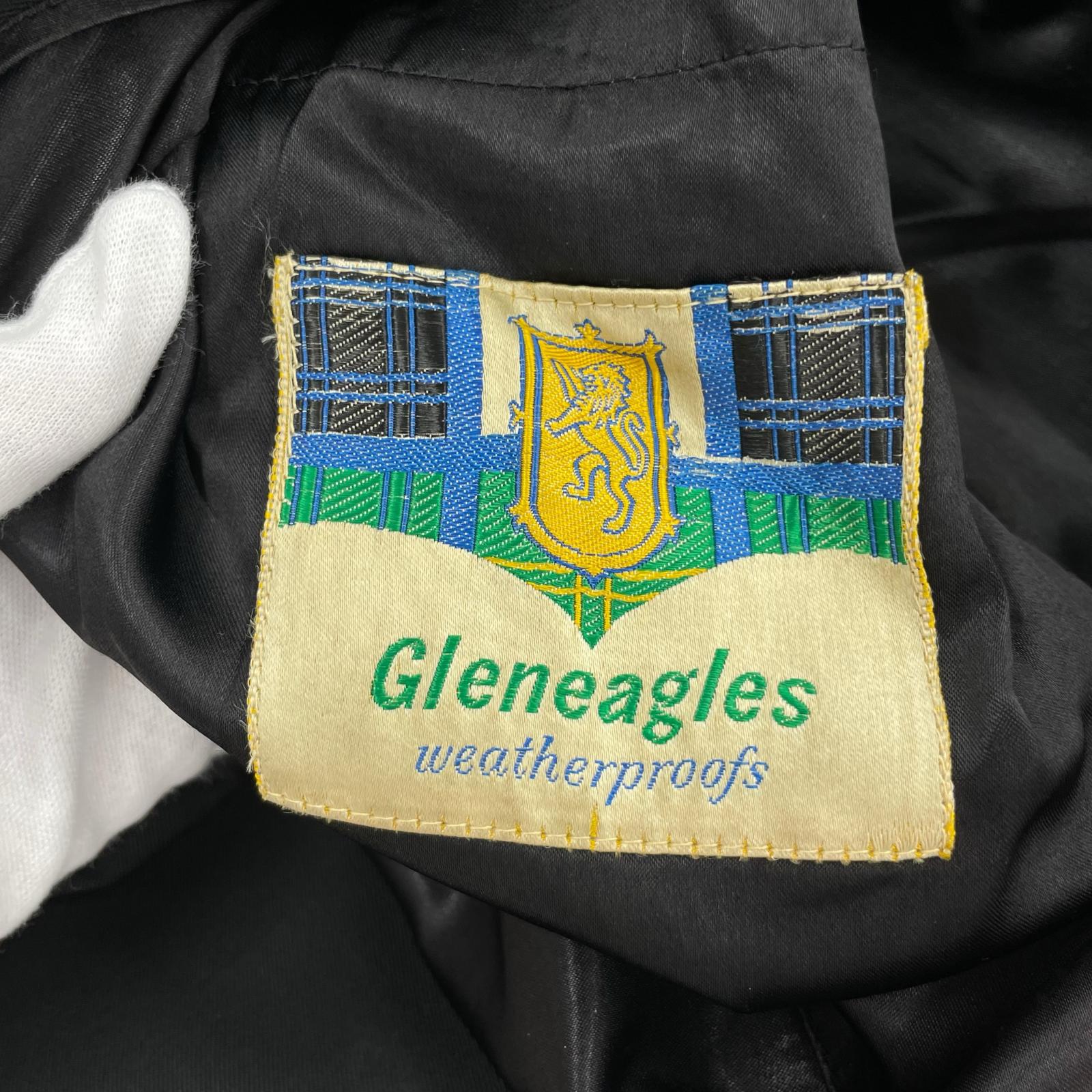 ジャケット 60S Gleneagles Weatherproofs ステンカラーコート ブラック