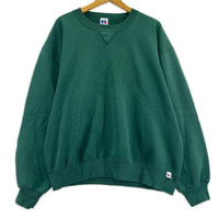 スウェット RUSSELL ATHLETIC 90s 前V L グリーン