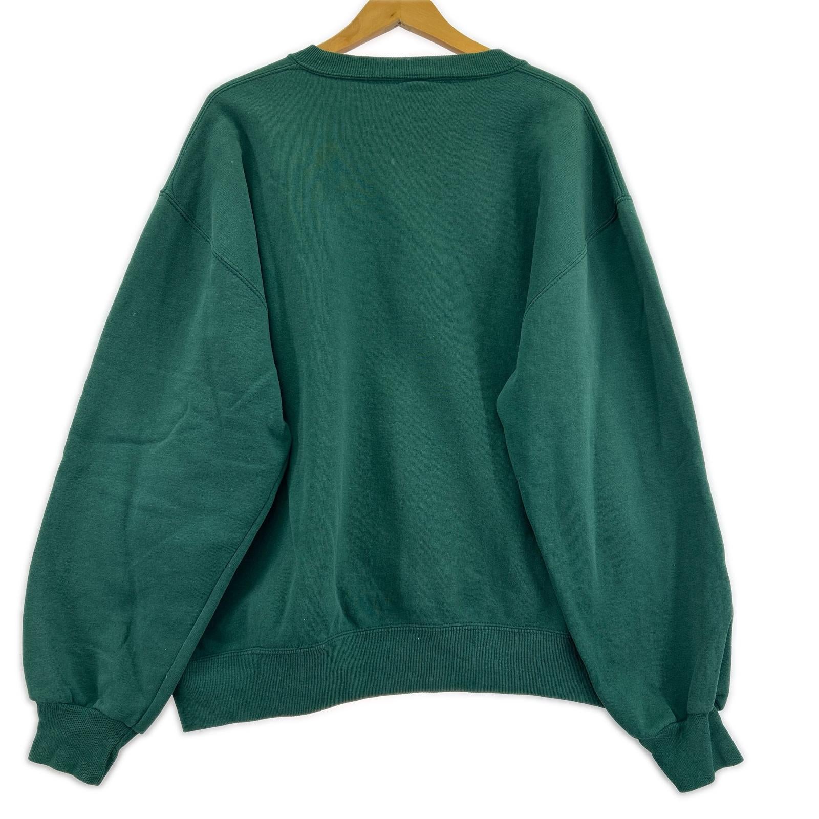 スウェット RUSSELL ATHLETIC 90s 前V L グリーン