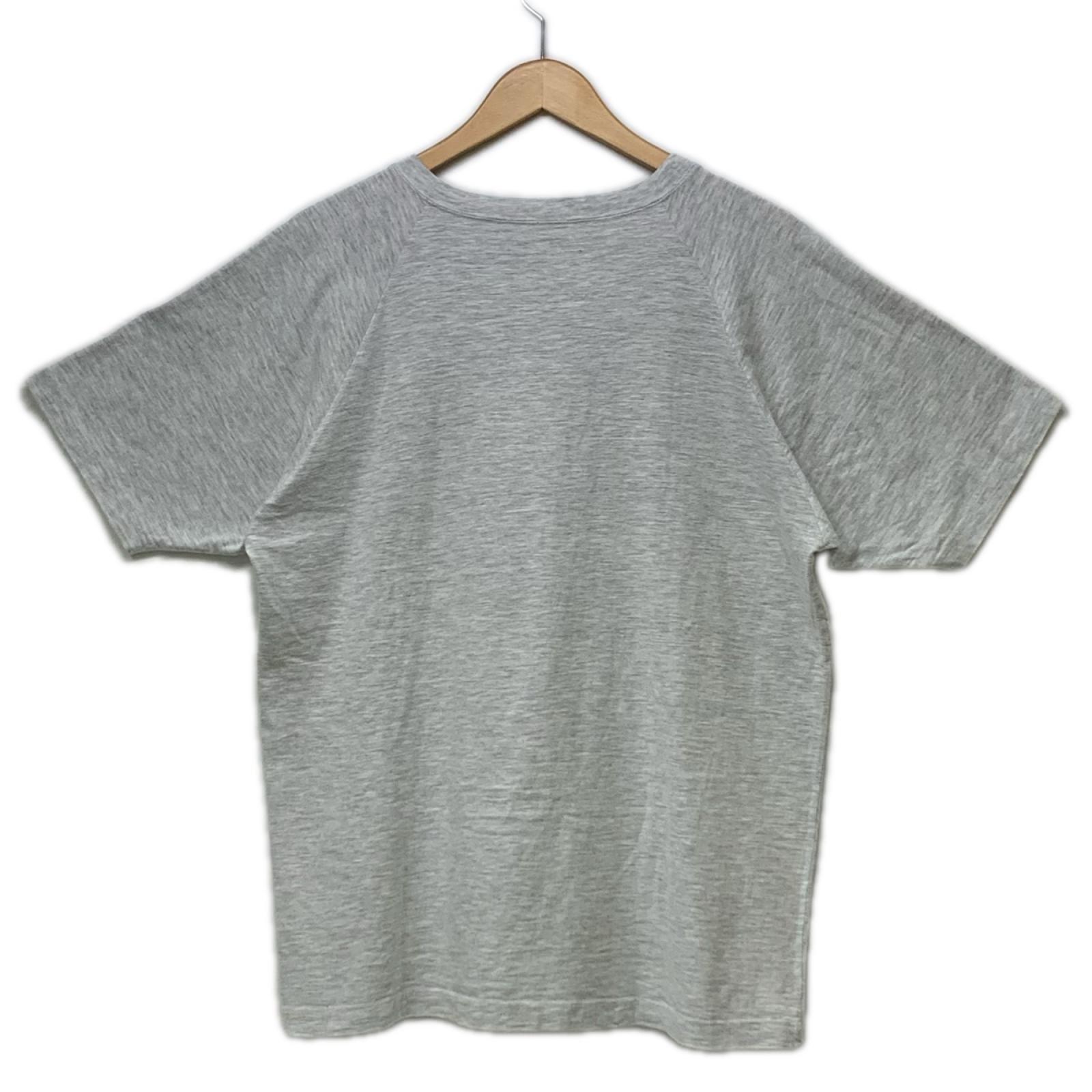 半袖Tシャツ SNOOPY ラグランプリントTee グレー グレー