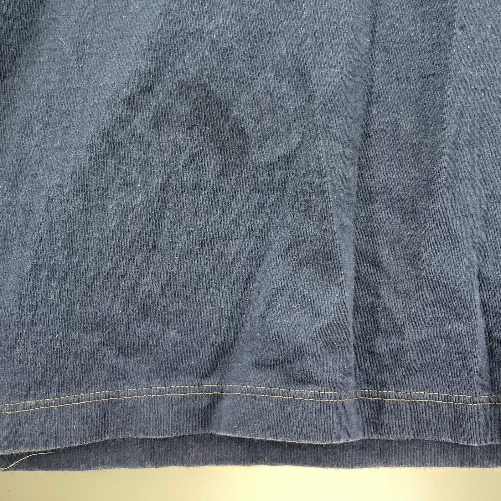 半袖Tシャツ センターロゴ 紺 (M) M ネイビー