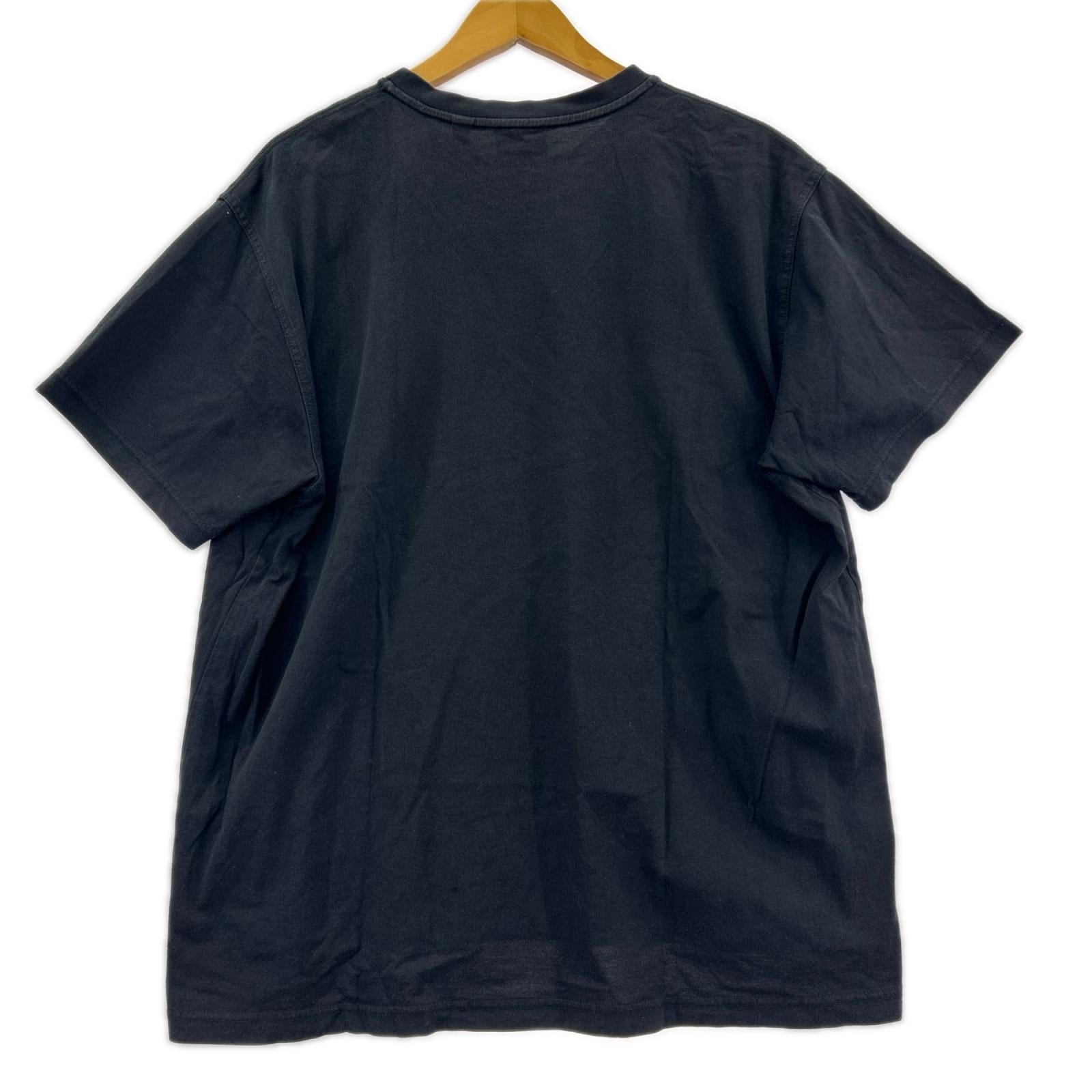 半袖Tシャツ ワンポイント プリントロゴ S ブラック