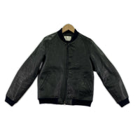 レザージャケット (0) 紺黒 0 ブラック