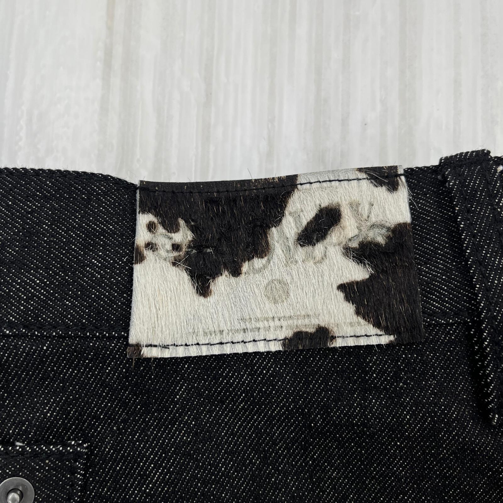 デニムパンツ BADWAY Classic Studs Denim Pants 黒 M M ブラック