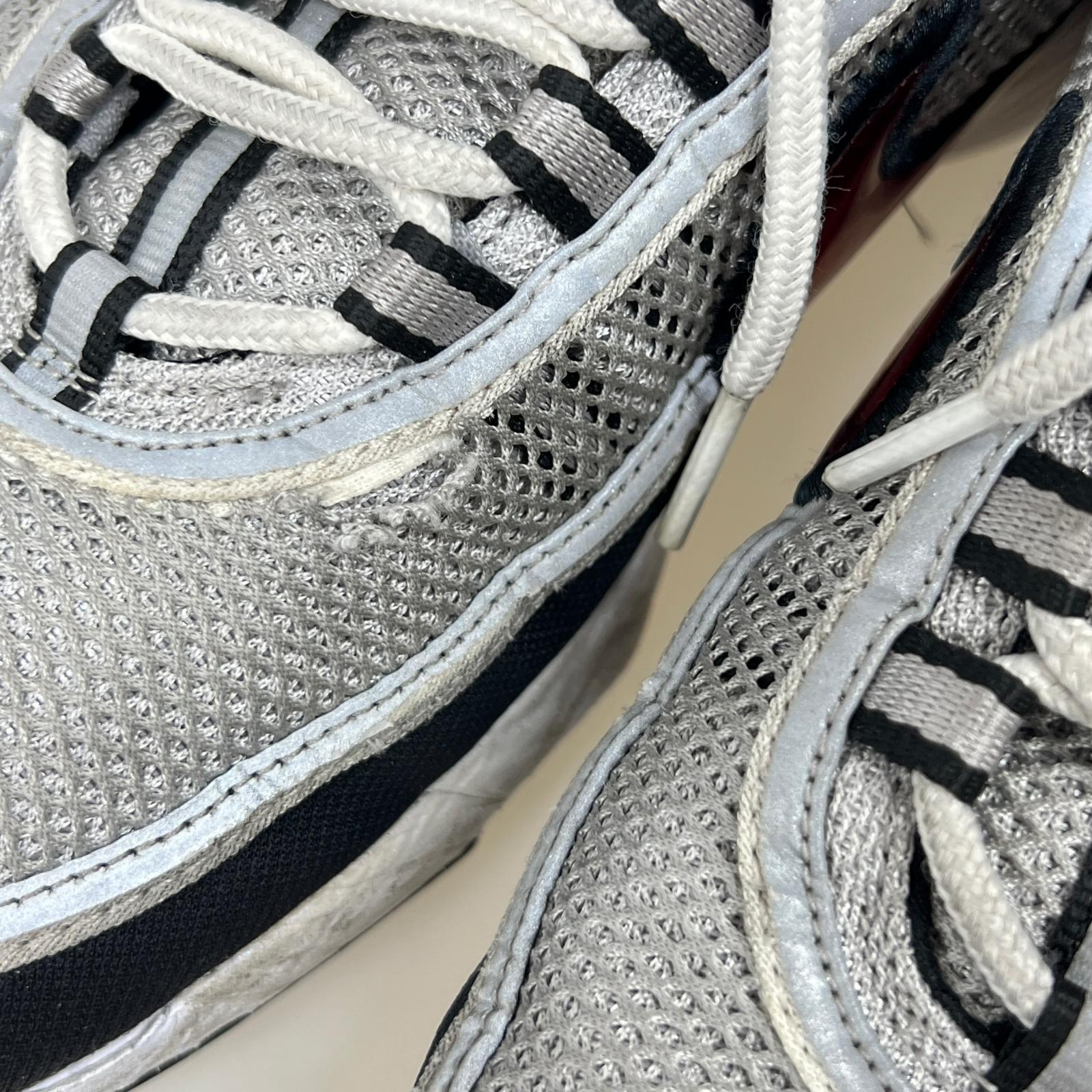 スニーカー AIR ZOOM SPIRIDON SP シルバー レッド (27.5) 27.5cm (US9 1/2 UK9 EU45) グレー