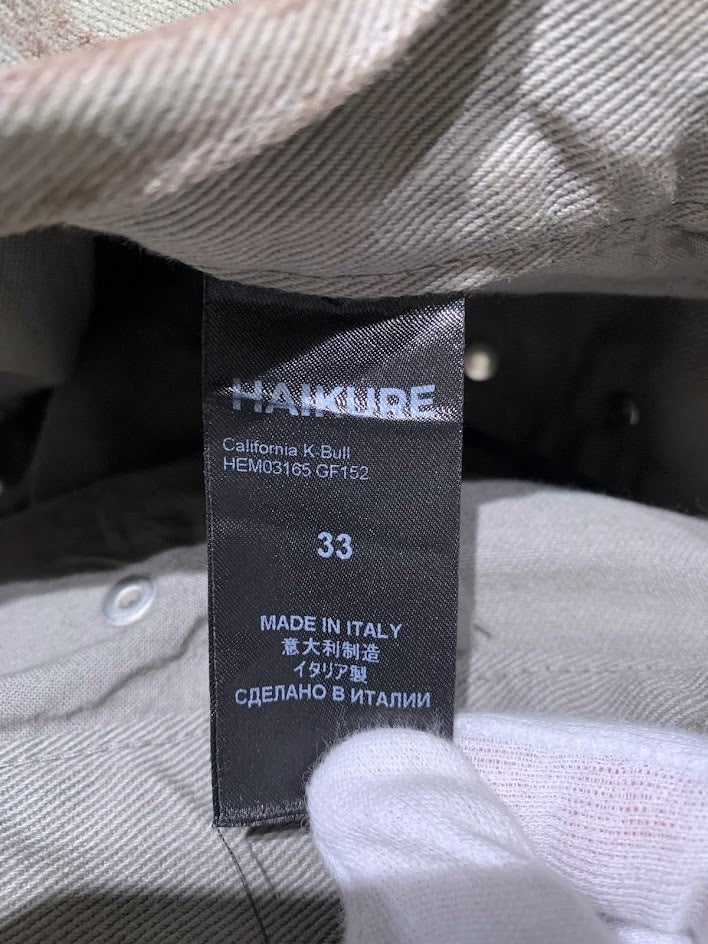 デニムパンツ HAIKURE コーティングデニム